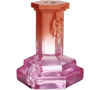 Kosta Boda - Rocky Baroque Candlestick 175 mm, Spicy Rose - Spicy Rose