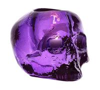Kosta Boda Still Life Skull Votive Lilac