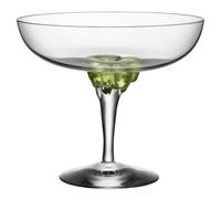 Kosta Boda - Sugar Dandy Champagne Coupe, Green - Green