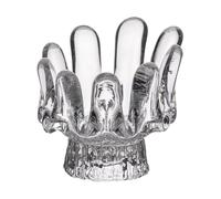 Kosta Boda Sunflower candle holder 9.2 cm Clear