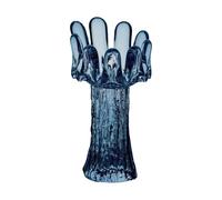 Kosta Boda Sunflower candle holder circular glass 18 cm Blue
