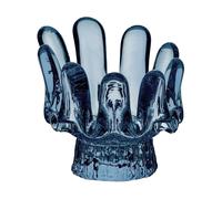 Kosta Boda Sunflower candle holder circular glass 9.2 cm Blue