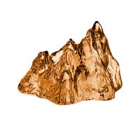 Kosta Boda The Rock votive 91 mm Amber