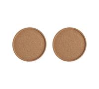 Kosta Boda Viva cork coaster Ø16.8 cm 2-pack Brown