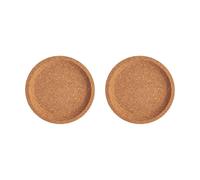 Kosta Boda Viva cork coasters Ø10.9 cm 2-pack Brown