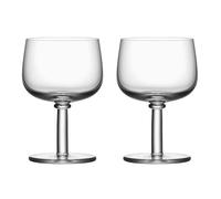 Kosta Boda Viva glass on foot 35 cl 2-pack Clear
