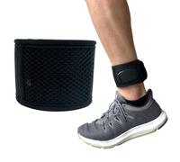 KOSTOO Adjustable Wear Ankle Strap Band with Mesh Pouch Compatible with Fitbit Inspire 3/Charge 6/Ace 3/Samsung Galaxy Fit3/Runlio/Xiaomi/FITVII Fitness Tracker (11inch)