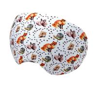 KOSTOO Lycra Protective Goggle Cover, Ski Goggle Cover Sleeve, Keep Your Lenses Clean and Scratch, Gifts for Ski Lovers (Fox and Rabbit)