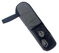 KOSTOO Protective Nylon Black Travel Pouch Bag Fits for Epson Workforce ES-50 / ES-60W / DS-30 / DS-70 / DS-80W / Brother DS-640 / DS-740D Document Scanner (Gray)