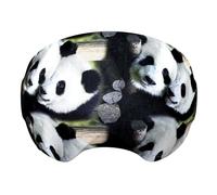KOSTOO Ski Snowboard Goggle Cover, Microfiber Ski Goggle Protector, Snow Sports Cover Sleeve Lens Scratch Dust Protection, Great Gifts for Ski Lovers (Panda)