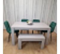 Kosy Koala Arrow Grey 117 + 4 Green Rocco + Bench Grey