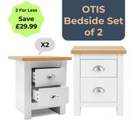 Kosy Koala Bedside Table Cabinet Side End Table Nightstand Storage Organizer Pair Of 2