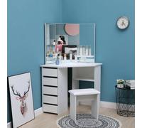 Kosy Koala Corner Dressing Table With Mirrors And Stool Makeup Vanity Mirror Hollywood Table