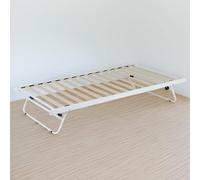 Kosy Koala Daybed Trundle Frame Metal 3Ft Single With 1 Mattress Day Bed Guest Room Bedroom Living Room In White White One Size