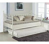 Kosy Koala Daybed With Under Bed Guest Trundle White Guest Metal Day Bed 3Ft Single Bed