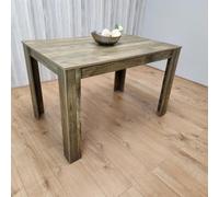 Kosy Koala Dining Table Brown Wood Kitchen Place For 4 Seats, Dining Table Only (Brown H 75 X L 117 X W 77 Cm)