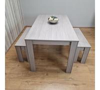 Kosy Koala Dining Table Set For 4 , Dining Table And 2 Benches , Kitchen Dining Table With 2 Benches , Dining Room Table Set
