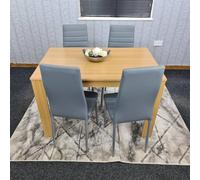 Kosy Koala Dining Table Set With 4 Chairs Dining Room And Kitchen Table Set Of 4 In Beige Beige One Size