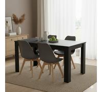 Kosy Koala Dining Table Set with 4 Plastic Chairs