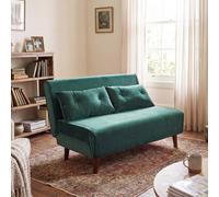 KOSY KOALA Double Sofa Bed Sleeper Foldable Portable Pillow Lounge Couch Green Sofa BedLiving Room Furniture
