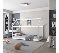 Kosy Koala House Bed Kids White 3Ft Single With 1 Mattress Durable Pine Children Bedroom