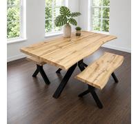 Kosy Koala Modern Dining Table Set With 2 Benches For Dining Room And Kitchen Home Furniture