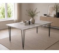 Kosy Koala Modern Rectangle Glass Dining Table Set With 4 Grey Velvet Chairs Dining Room Furniture In Aqua Aqua
