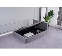 Kosy Koala Ottoman Storage Bed 3Ft Single Grey Wooden Fabric Bedroom
