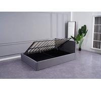 Kosy Koala Ottoman Storage Bed 3Ft Single Grey Wooden Fabric Bedroom