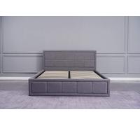 Ottoman Gas Side Lift Bed Upholstered Storage Fabric Bed 4FT6 Double KOSY KOALA Grey One Size