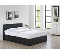 Kosy Koala Ottoman Storage Black Faux Leather Bed Side Lift 3Ft Single Bed Frame