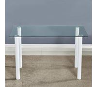 KOSY KOALA White clear 140 table & legs KOSY KOALA White