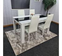 KOSY KOALA White dining Table with 4 white chairs