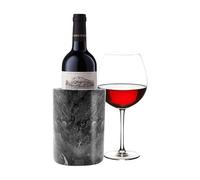 Kota Japan Black Marble Stone Wine and Champagne Bottle Chiller Cooler - 7" X 5" | Elegant Kitchen Utensil Holder | Must Have Wine Chiller for Your Home | Impress Your Guests at Next Party or Event!