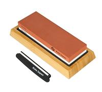 Kota Japan Combination Dual Sided 3000-8000 Grit Diamond Knife Sharpener Whetstone Set for Coarse Sharpening & Fine Polishing. Water Stone Kit | Adjustable Bamboo Holder Base | Precision Blade Guide