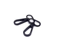 KOTAIFA 1 inch Swivel Lobster Clasps Swivel Hooks for Purse Making Buckle Handbag Craft 10pcs Clip Clasps Black