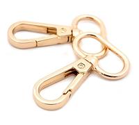 KOTAIFA 1 inch Swivel Lobster Clasps Swivel Hooks for Purse Making Hardware Buckle Handbag Craft 10pcs Swivel Clip Clasps Gold