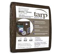 Kotap 8-ft x 10-ft Reversible Brown/Green Poly Tarp, Item: TBG-0810