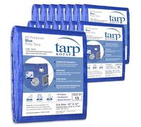 Kotap TRA-1012-15 Multiple Sizes All Purpose 5-mil Poly Tarp, 10 x 12 ft, Blue