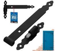 KOTARBAU® 300mm Black Powder Coated Steel Hinge with Clamps