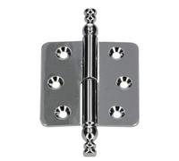 KOTARBAU 5907465905336 Decorative Hinges, Chrome, 45 mm x 45 mm