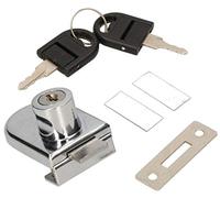 KOTARBAU 5907465907798 Glass Door Lock, Silver