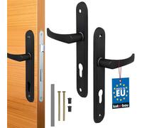 KOTARBAU 90mm door handle left right for 5-color profiled cylinder Black door handle