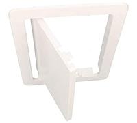 KOTARBAU - Access Panel - 150 mm x 200 mm - ABS Plastic - Inspection Door - White - Maintenance Hatch - Snap Closure - Sturdy Opening - Universal