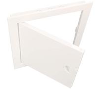 KOTARBAU - Access Panel - 200 mm x 200 mm - ABS Plastic - Inspection Door - White - Maintenance Hatch - Snap Closure - Sturdy Opening - Universal