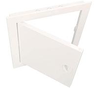 KOTARBAU - Access Panel - 200 mm x 250 mm - ABS Plastic - Inspection Door - White - Maintenance Hatch - Snap Closure - Sturdy Opening - Universal