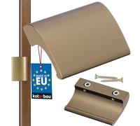 KOTARBAU Balcony Door Handle Golden Aluminium Terrace Door Handle DE LUXE Smoker Safe Universal Clamshell Latch