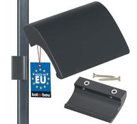 KOTARBAU Balcony Door Handle Grey Anthracite RAL 7016 - Terrace Door Handle DE Luxe - Secure - Universal Pull Handle - Aluminum Balcony