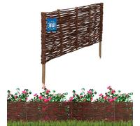 KOTARBAU® Bed Border Willow Fence 60 x 30 cm Flexible Willow