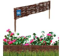 KOTARBAU® Bedding Border Willow Fence 60 x 10 cm Flexible Wicker